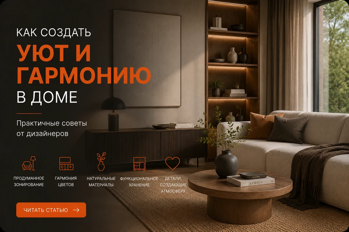 Тёплый минимализм: как создать уют без лишних деталей
