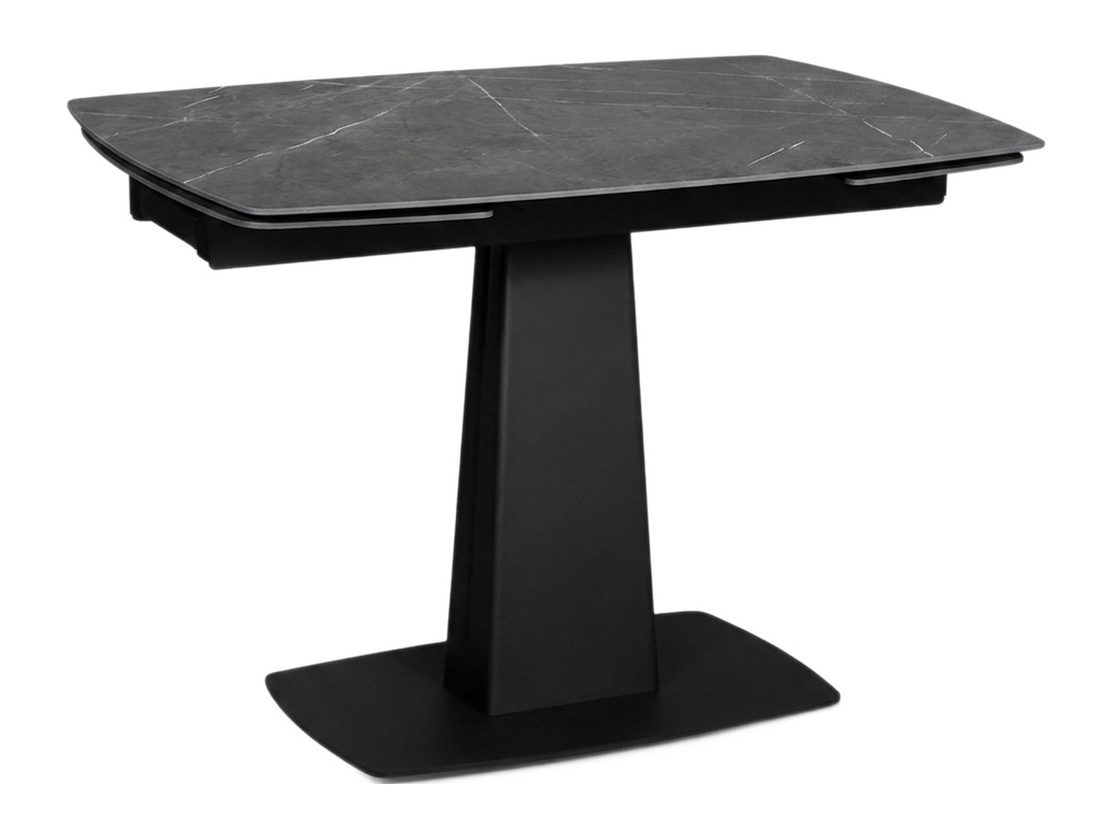 Стол MONT 120 PIETRA GREY CER/BK