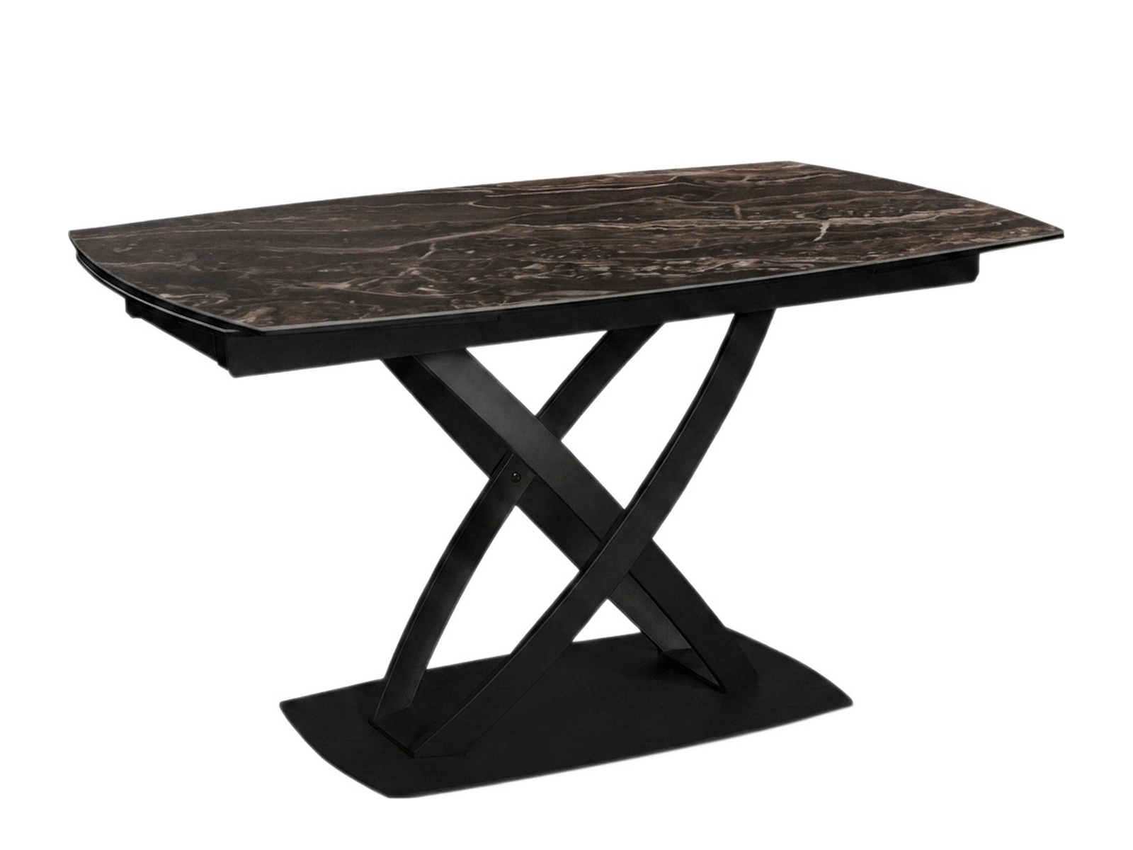 Стол TULUM 140 DOLOMITE CER/BK