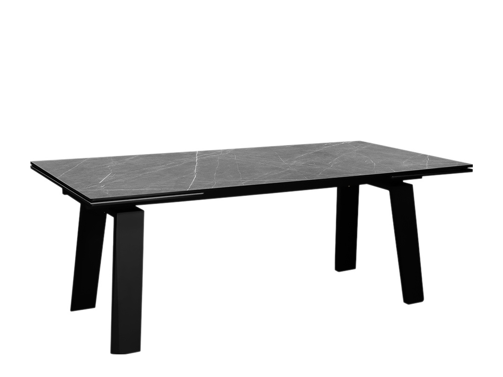 Стол PANAMA 200 PIETRA GREY CER/BK