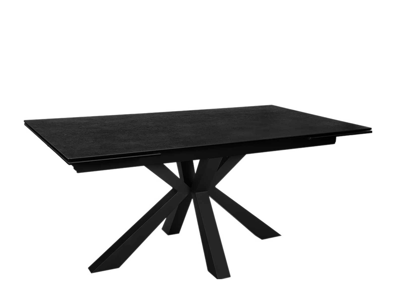 Стол SPARTA 160 CARBON CER/BK