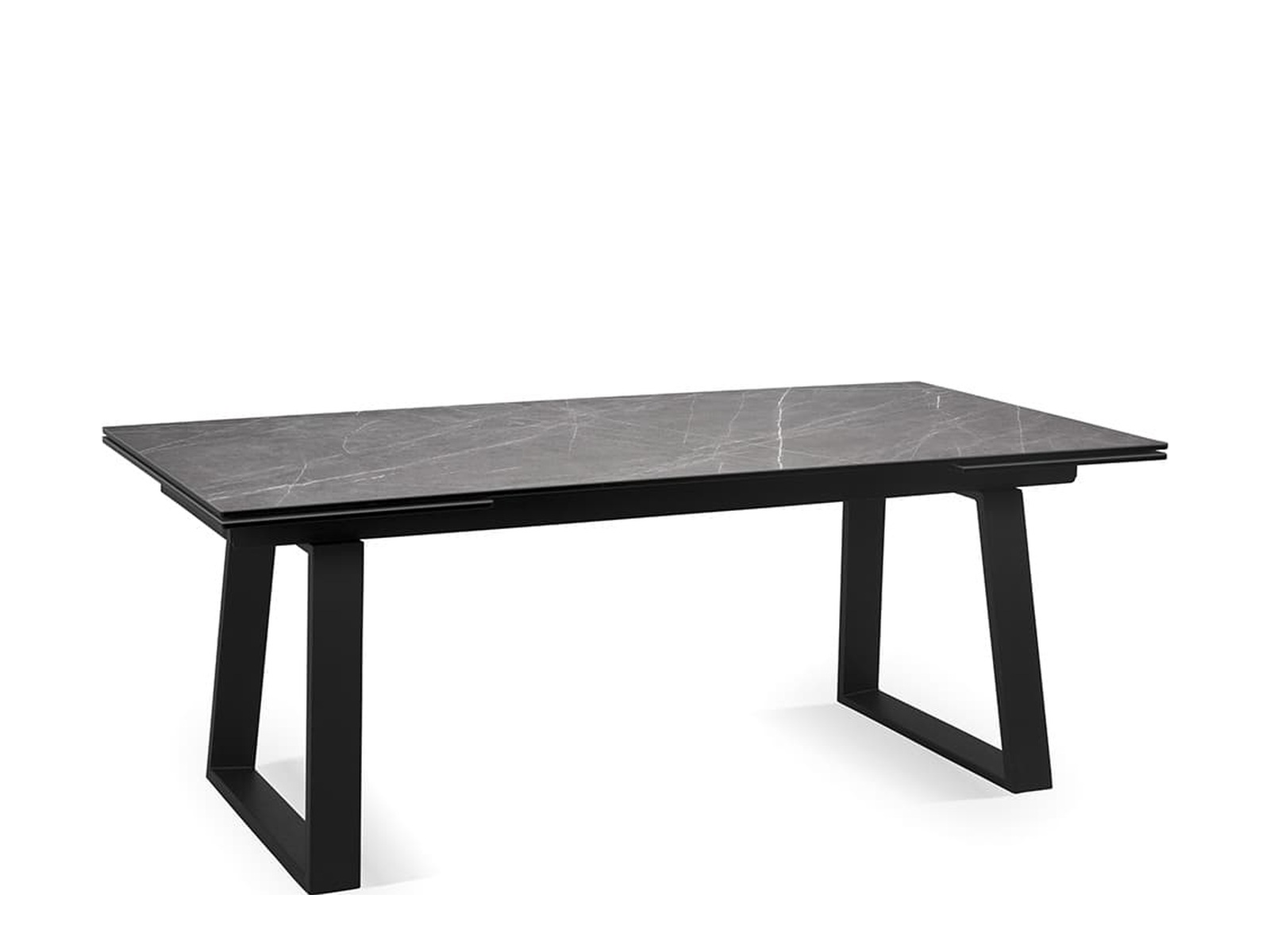 Стол ROVENA 200 PIETRA GREY CER/BK