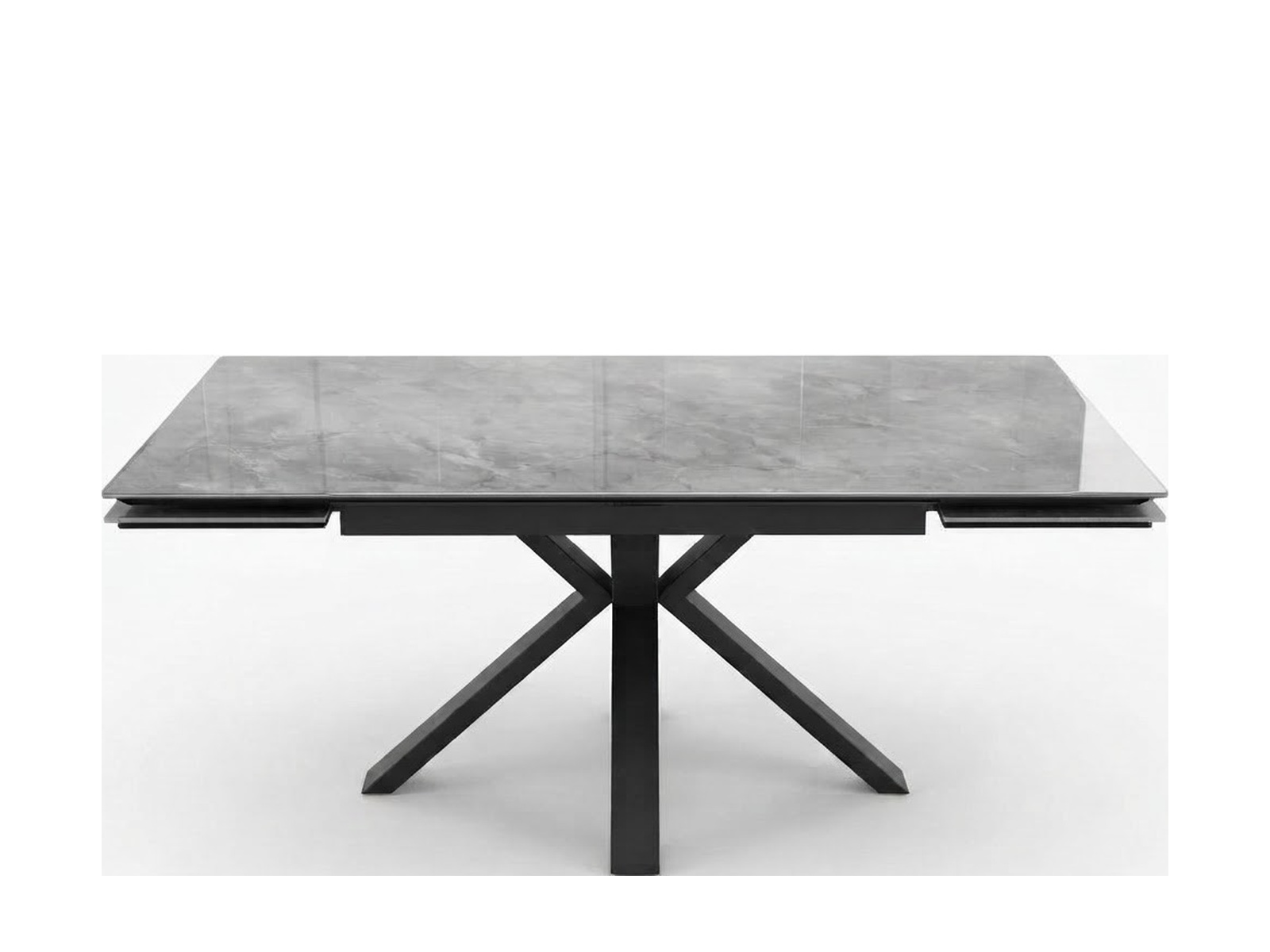 Стол AXEL 140 Grigio Ceramic Lux/BK