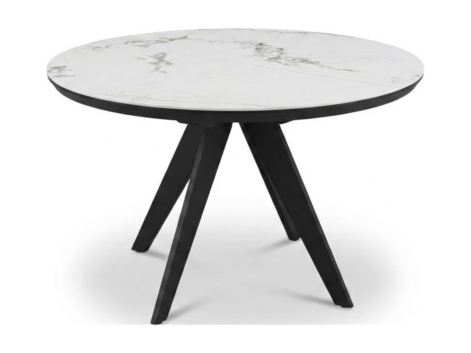 Стол ELLIS 100 Bianco Grigio Ceramic LUX /BK