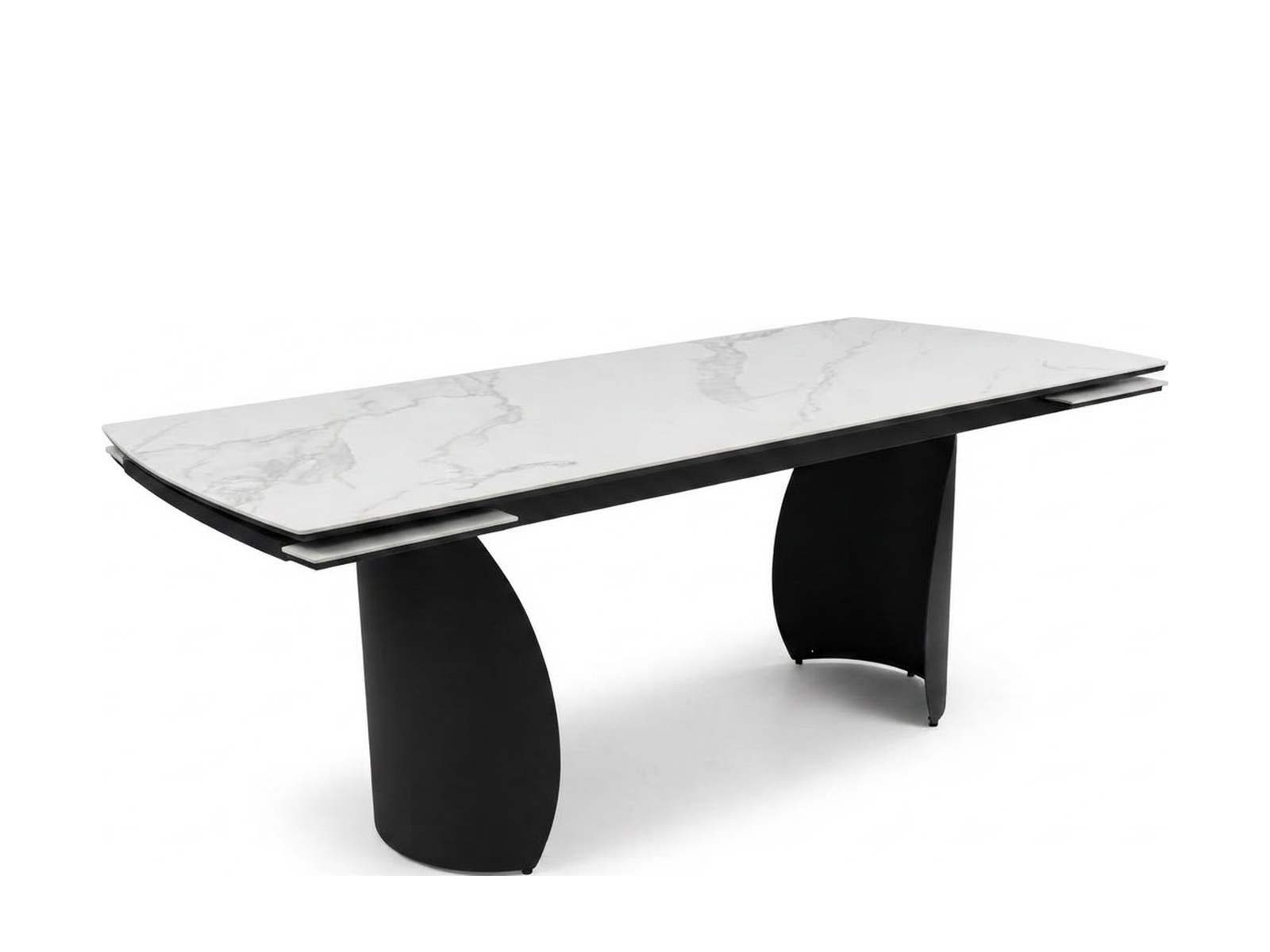 Стол Ольхон 180 MARBLE MATT (YB9020023B) CER/BK