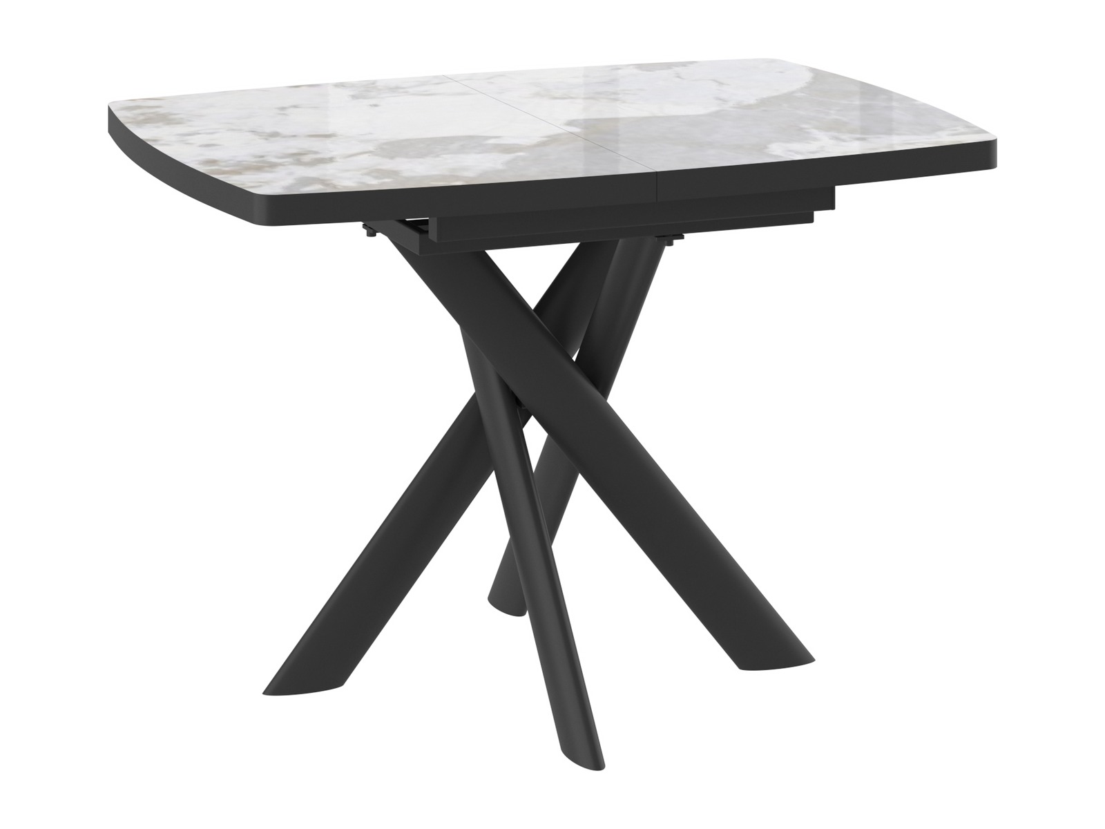 Стол LEONEL 110 PANDA GLOSS ST CER/BK
