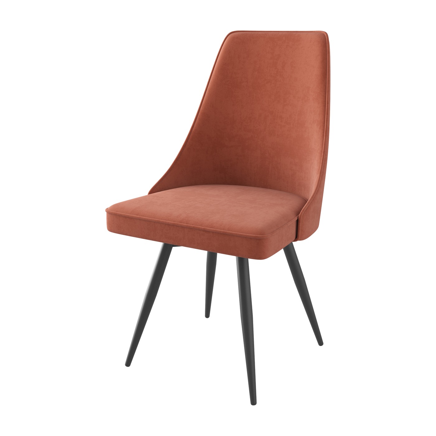 Стул LEO ORANGE BRANDY 17 BK