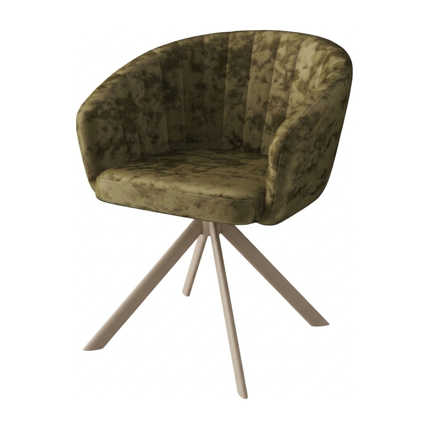 Стул SHELLY-R, m09 OLIVE LUX LT ракушка