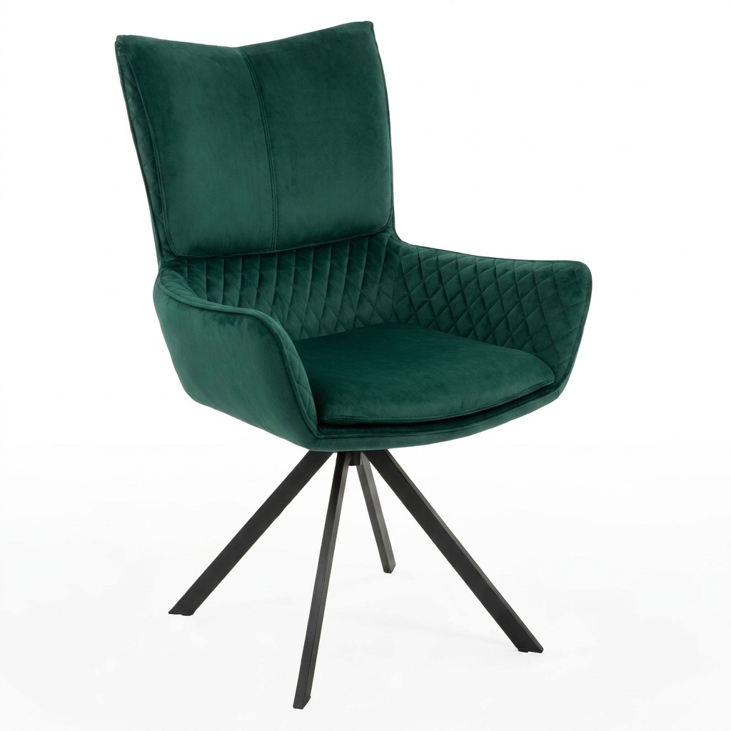 Стул РОССО DARK GREEN ALIA 25 BK