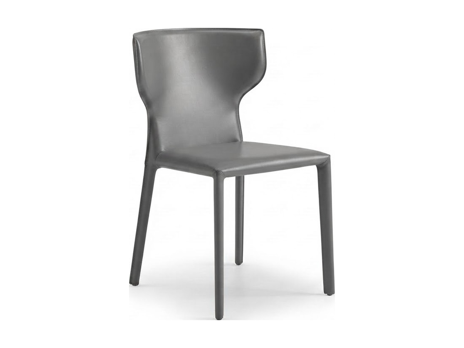 Стул AUSTIN (DC-799, RL-009) GREY КОЖА