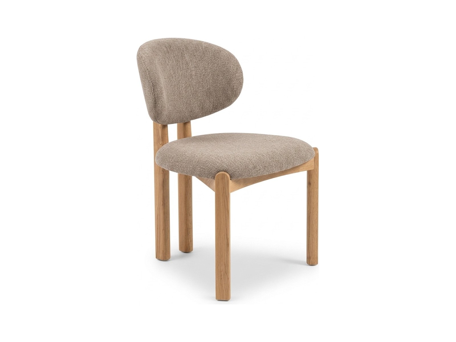 Стул DA VINCI (DC-1077E, YX5621-4) LIGHT BROWN CHENILLE WALNUT WD