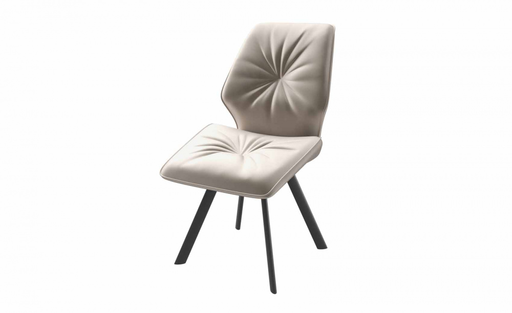 Стул FLO PEARL GREY LUX DIVA 7 BK