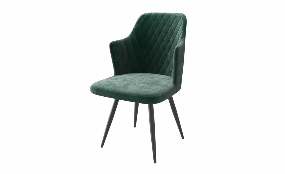 Стул FREDDY-R DARK GREEN DIVA 13 BK Конусные(R1)