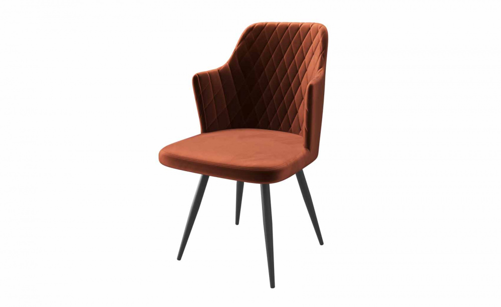 Стул FREDDY-R TERRACOTTA DIVA 15 BK Конусные(R1)