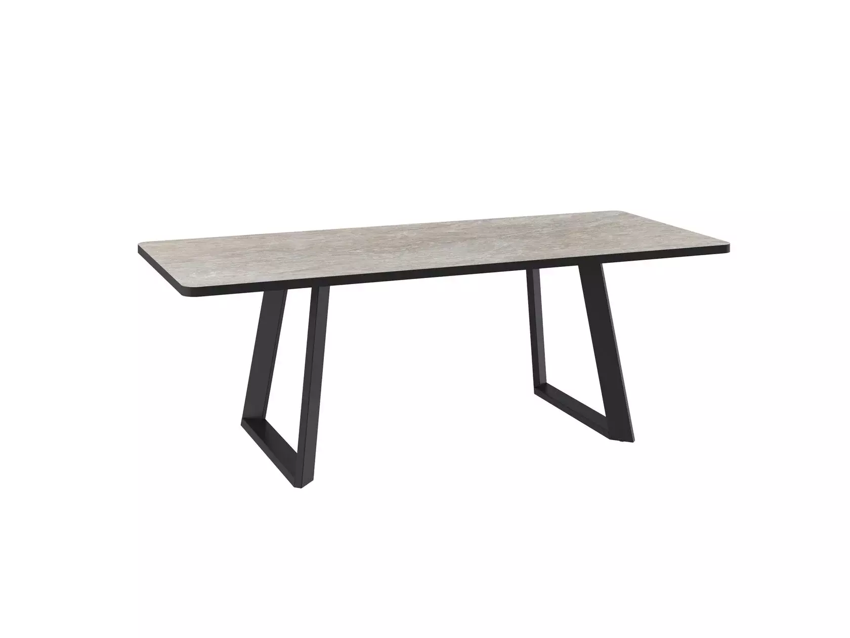 Стол LOFT LUX RADIAL 160 СТ.БЕЖЕВЫЙ КАМЕНЬ BK