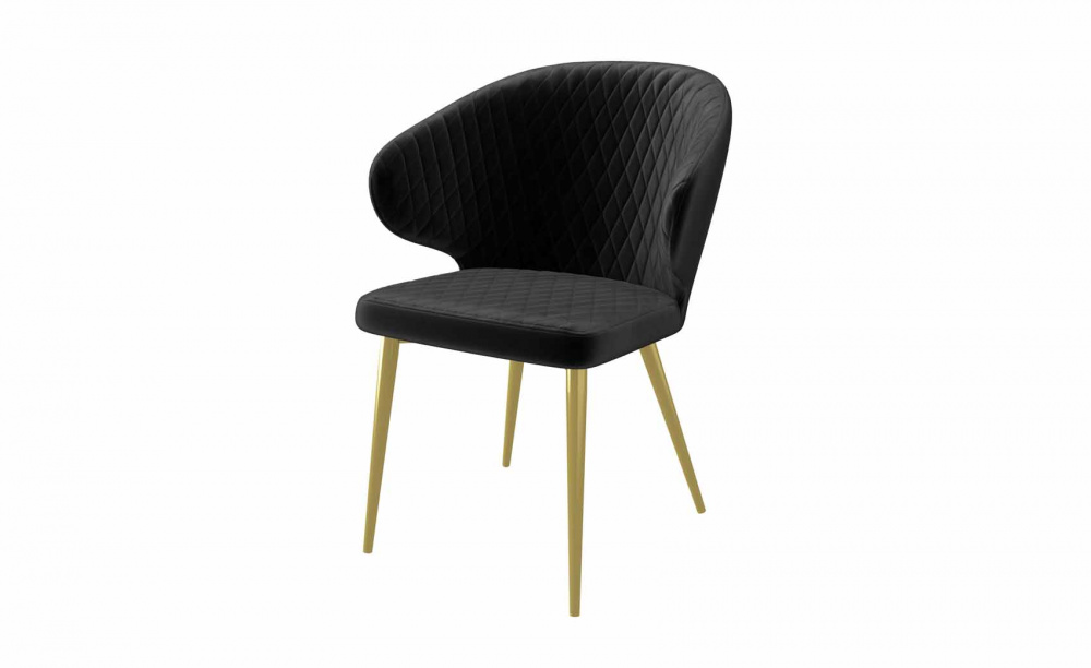 Стул ROB BLACK DIVA 24 GOLD