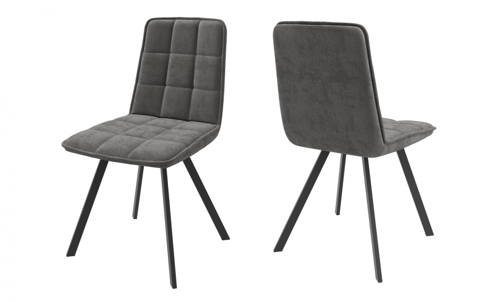 Стул ROM-R ANTRACITE KIPRUS 10 BK (D) 43см