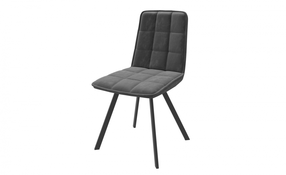 Стул ROM CHROMIX KIPRUS 13 BK (D) 43см