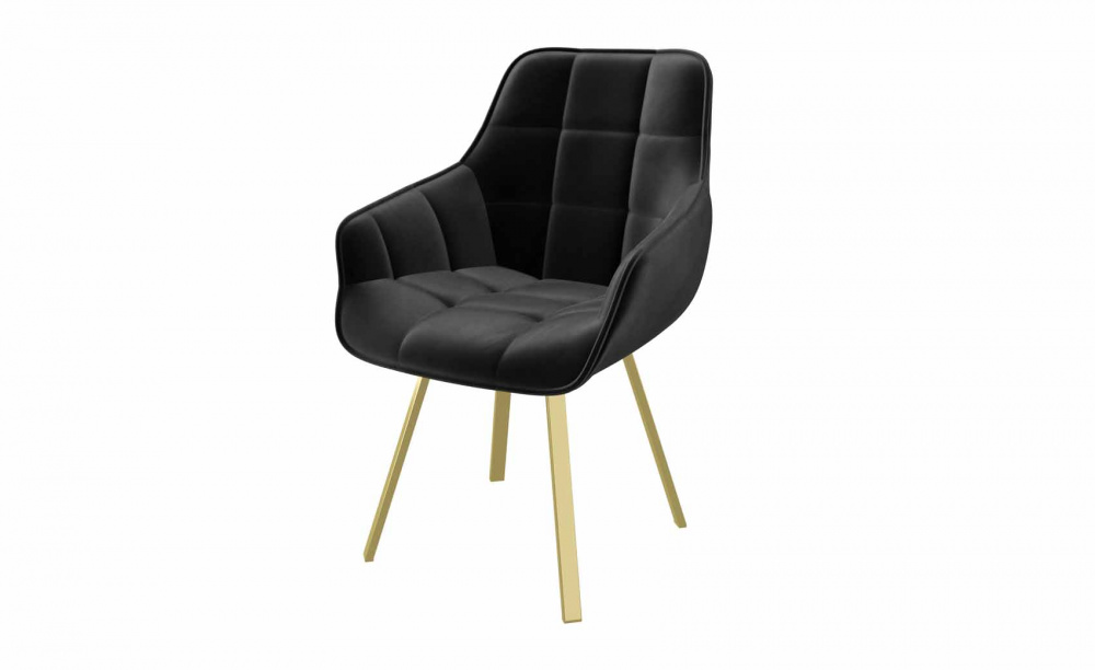 Стул ROMEO BLACK DIVA 24 GOLD