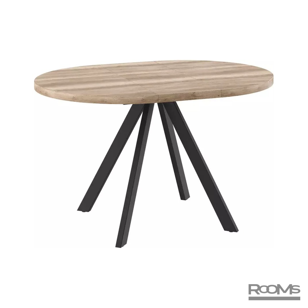Үстел RONDO 90 ДУБ КАНЬОН/BK