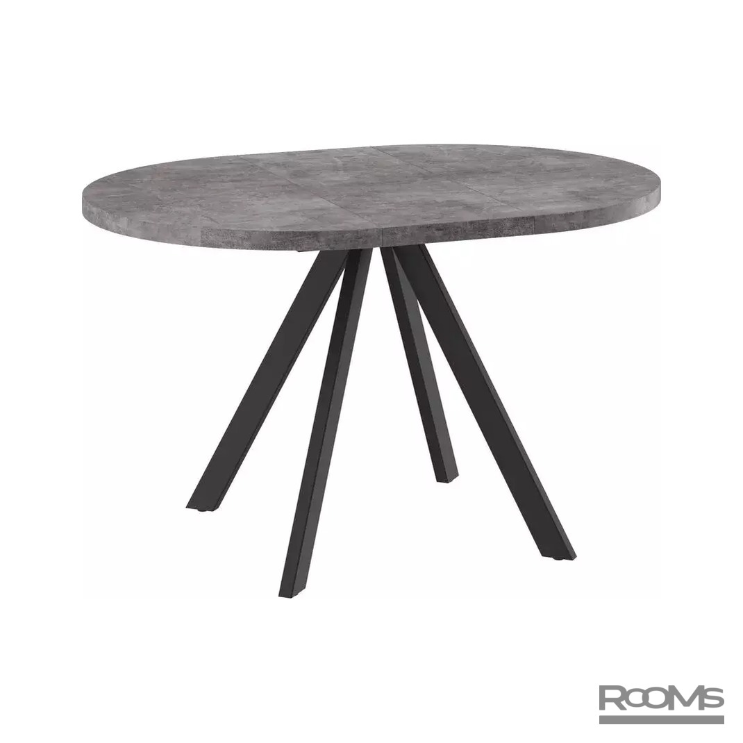 Үстел RONDO 90 ДЫМЧАТАЯ КЕРАМИКА/BK