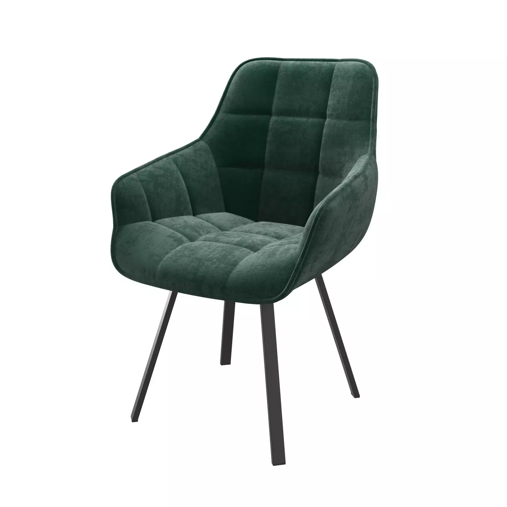 Стул ROMEO GREEN BRANDY 10 BK