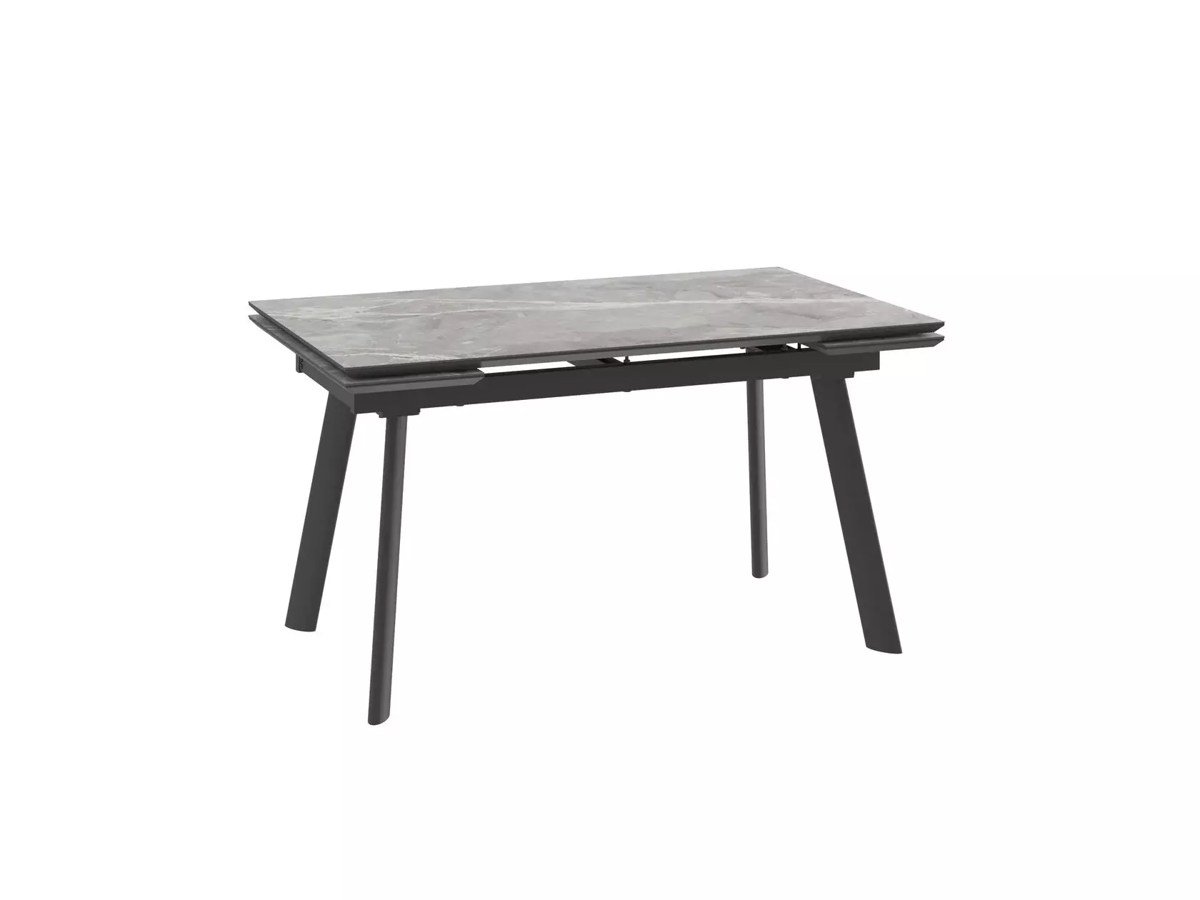 Стол MILANA FOUR 140 STONE GREY ST CER/BK