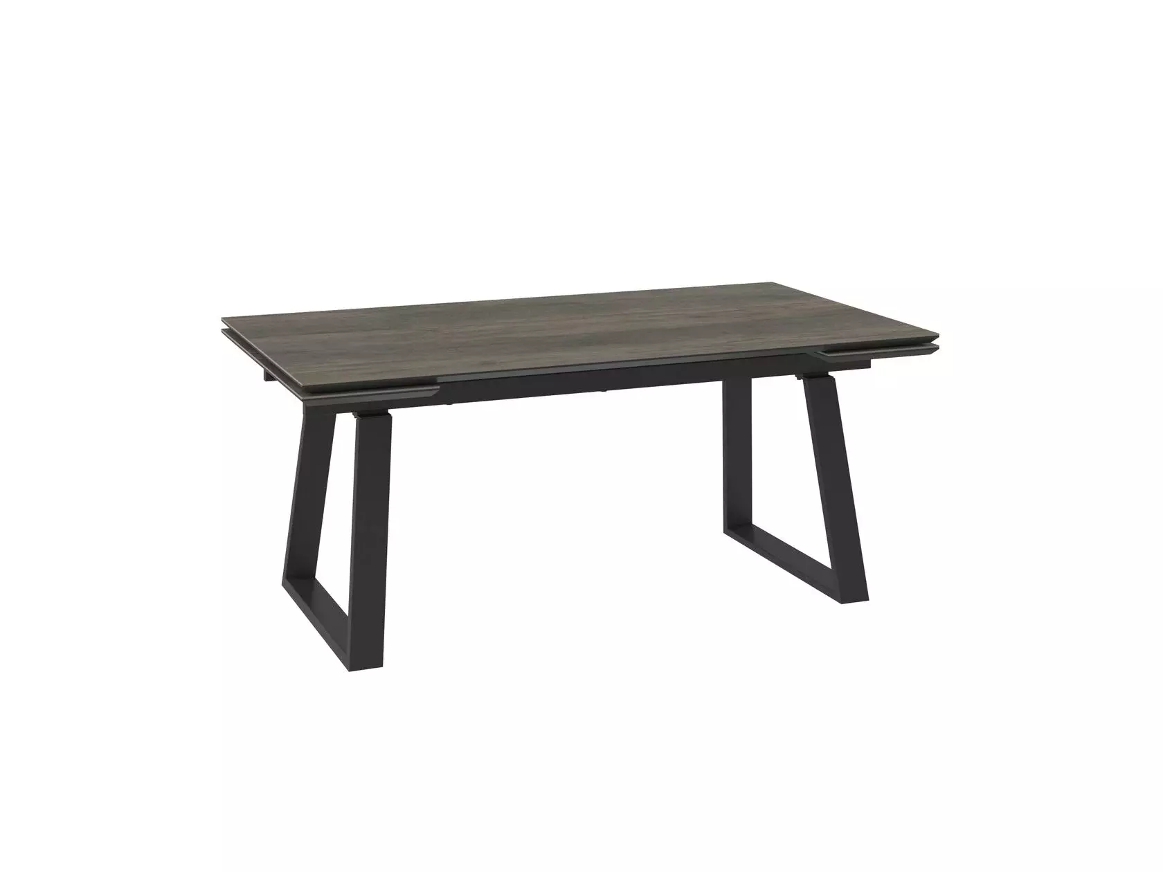 Стол MILANA 180 OAK VINTAGE PREMIUM CER/BK
