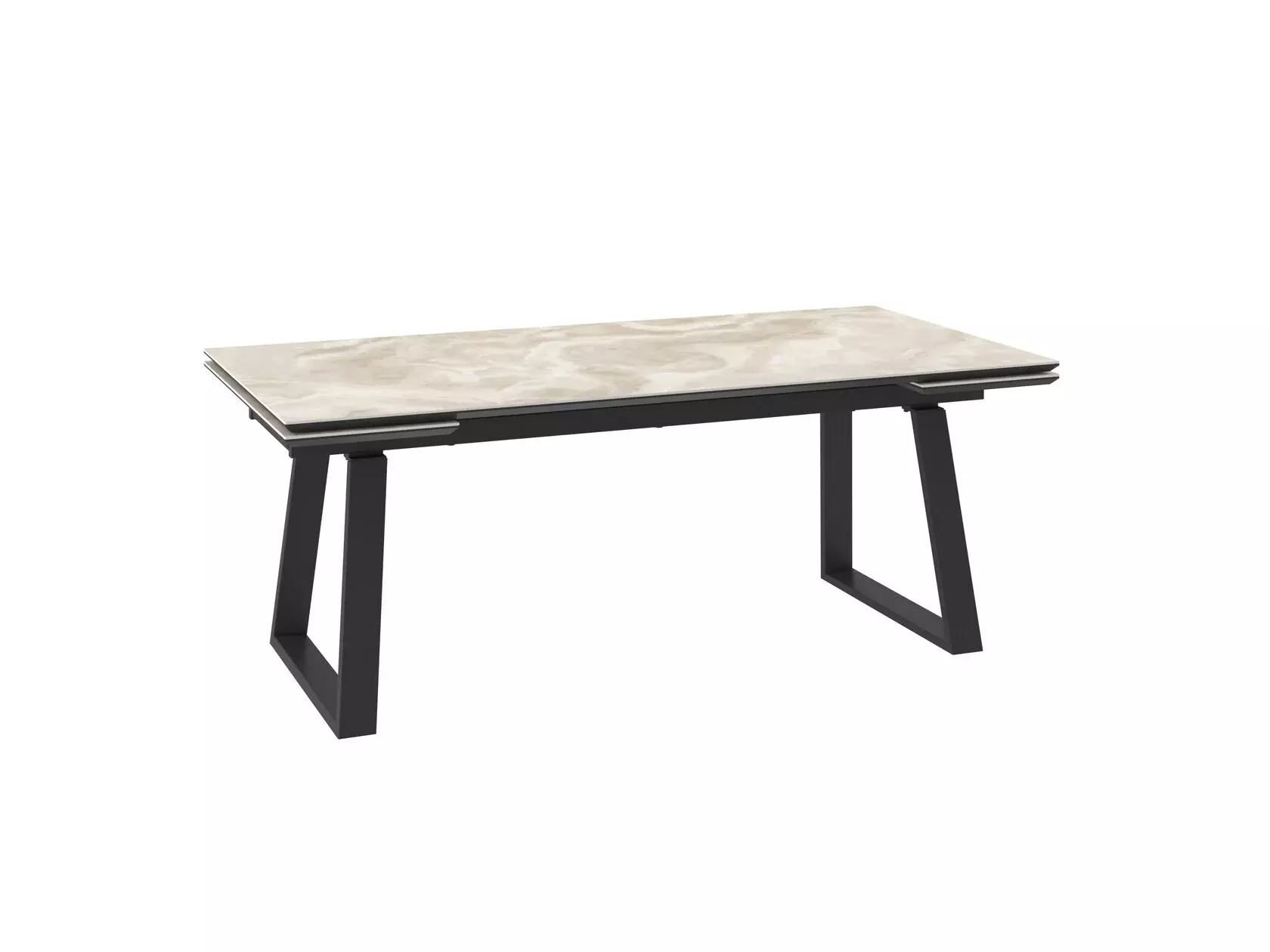 Стол MILANA 200 ONYX PREMIUM CER/BK