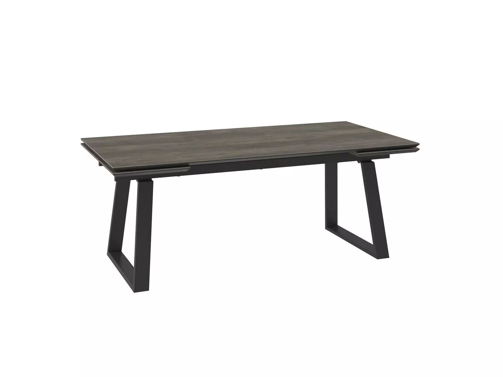 Стол MILANA 200 OAK VINTAGE PREMIUM CER/BK