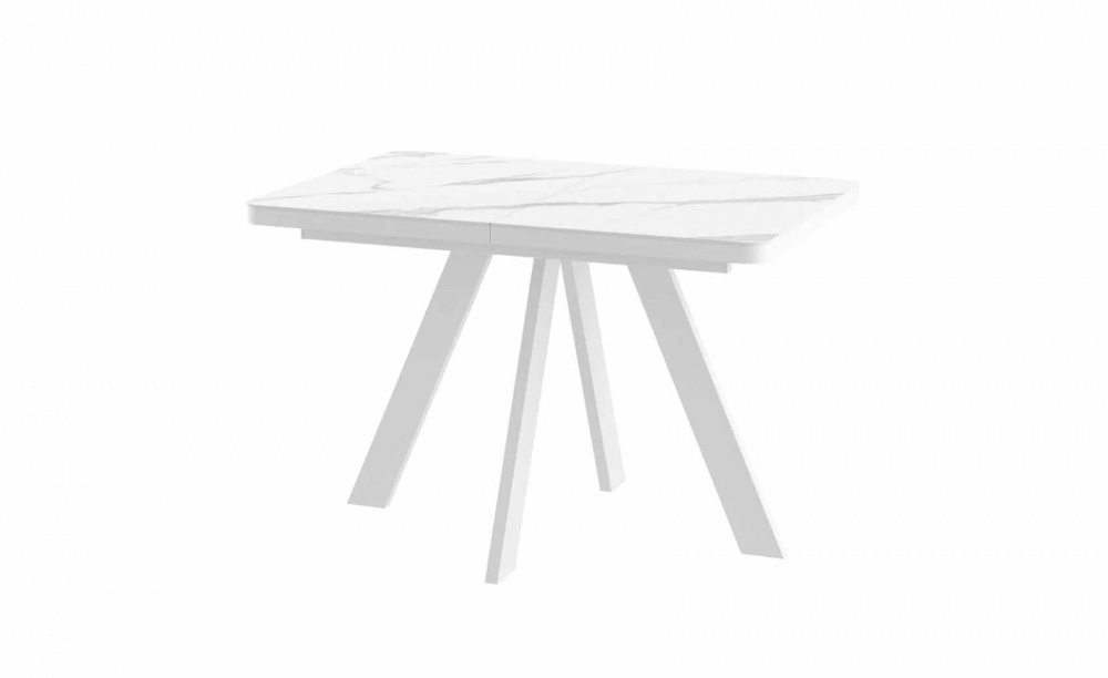 Стол BOBY RADIAL 120 CALAKATTA ST CER/W — ROOMS Шымкент
