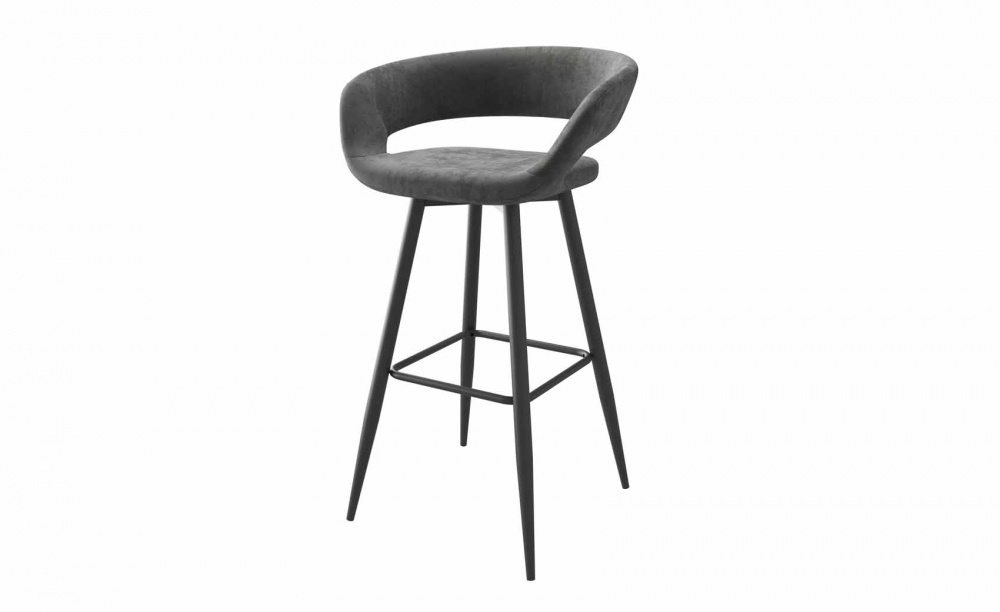 Стул барный BARNY-R 700 ANTRACITE BRANDY 28 BK
