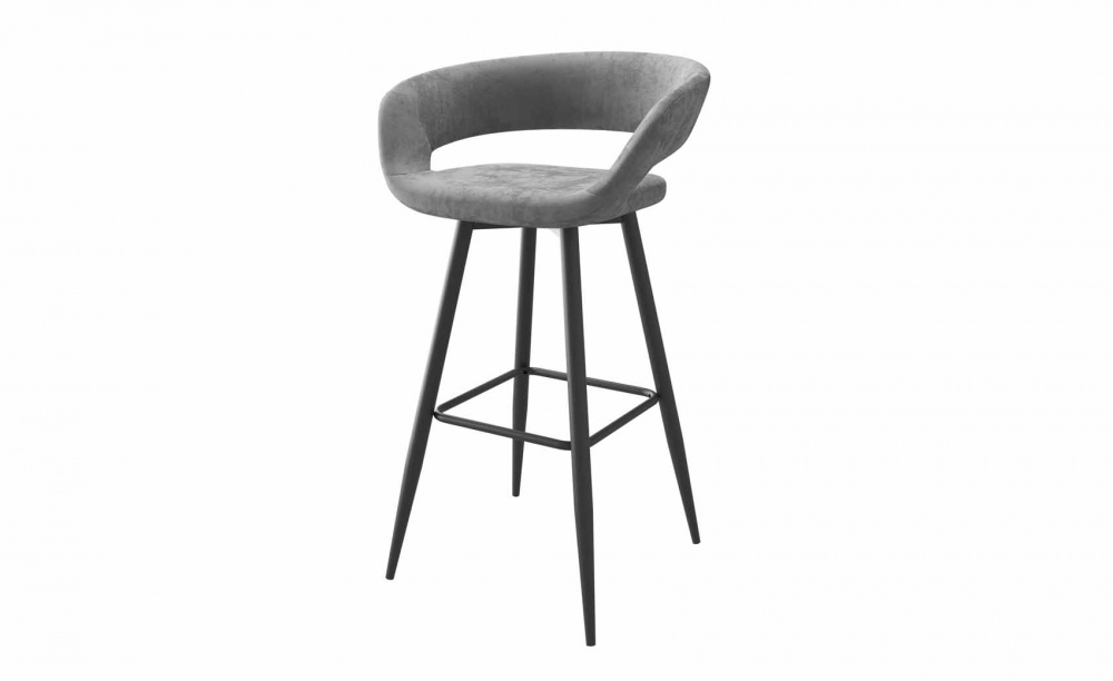 Стул барный BARNY-R 700 GREY BRANDY 22 BK