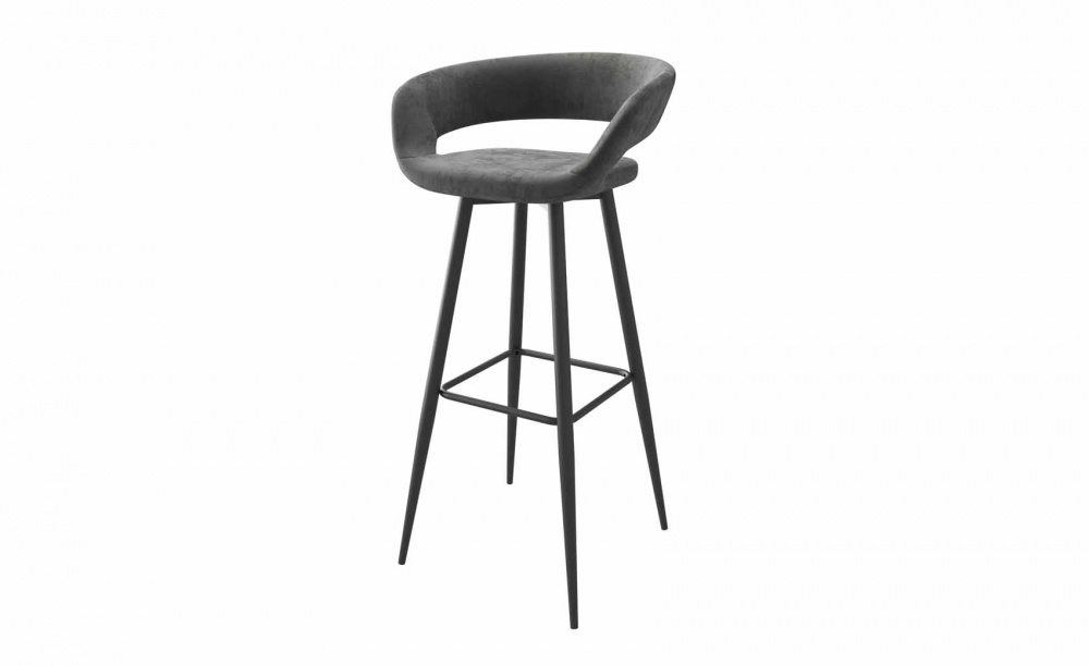 Стул барный BARNY-R 900 ANTRACITE BRANDY 28 BK