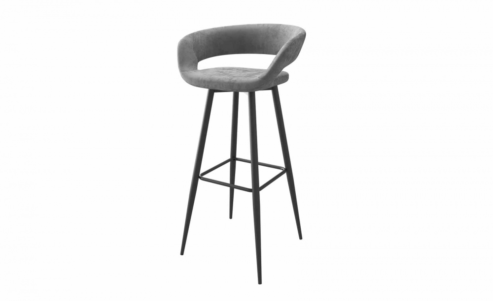 Стул барный BARNY-R 900 GREY BRANDY 22 BK