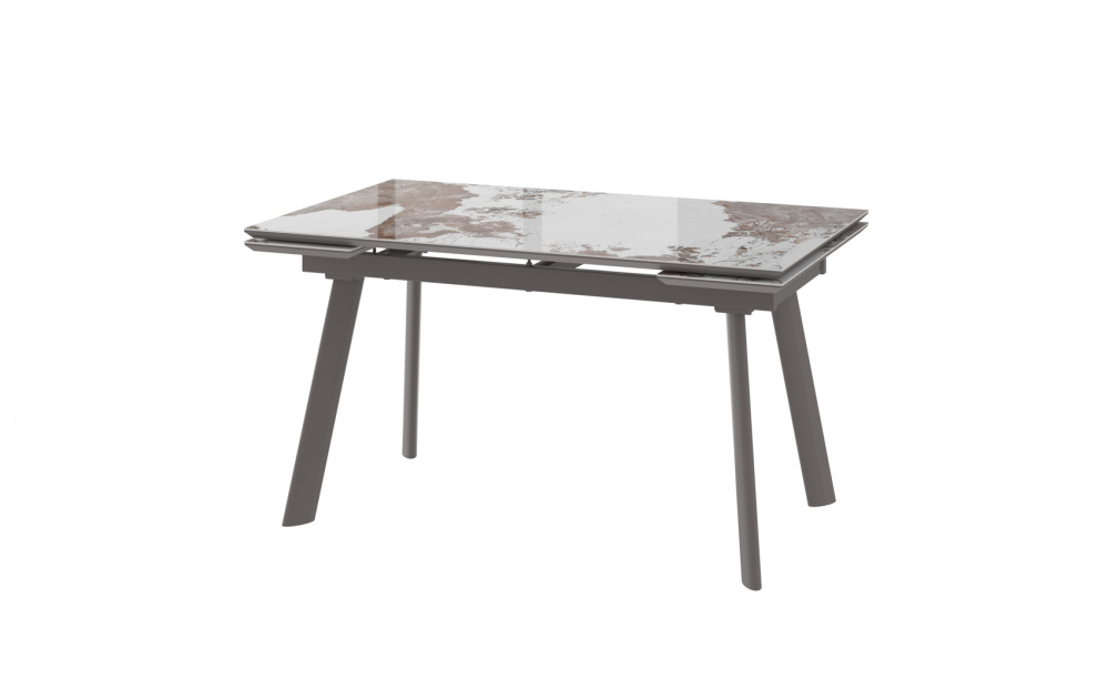 Стол MILANA FOUR 140 PANDORA GLOSS ST CER/LT