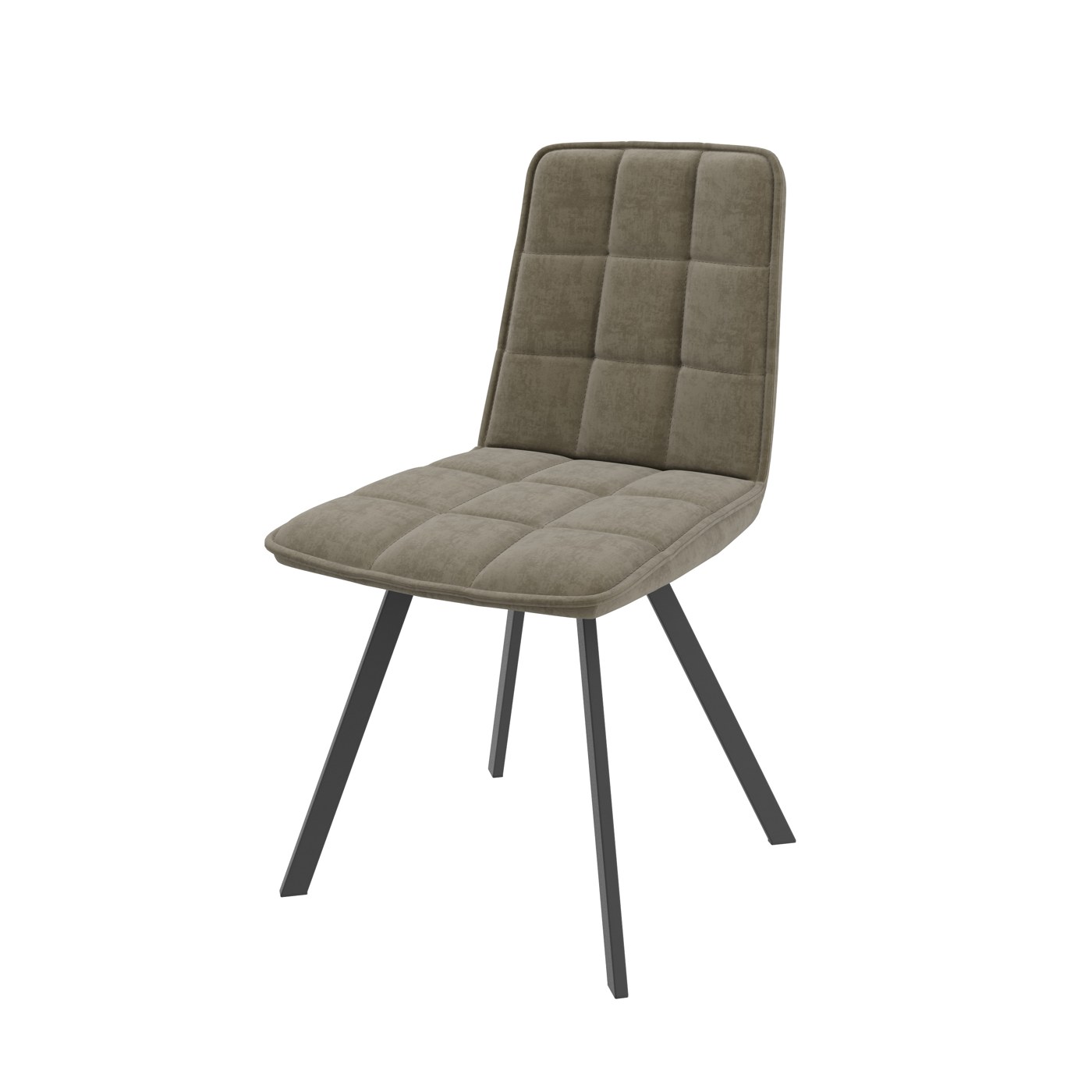 Стул ROM-R LATTE BRANDY 5 BK (D) 43см