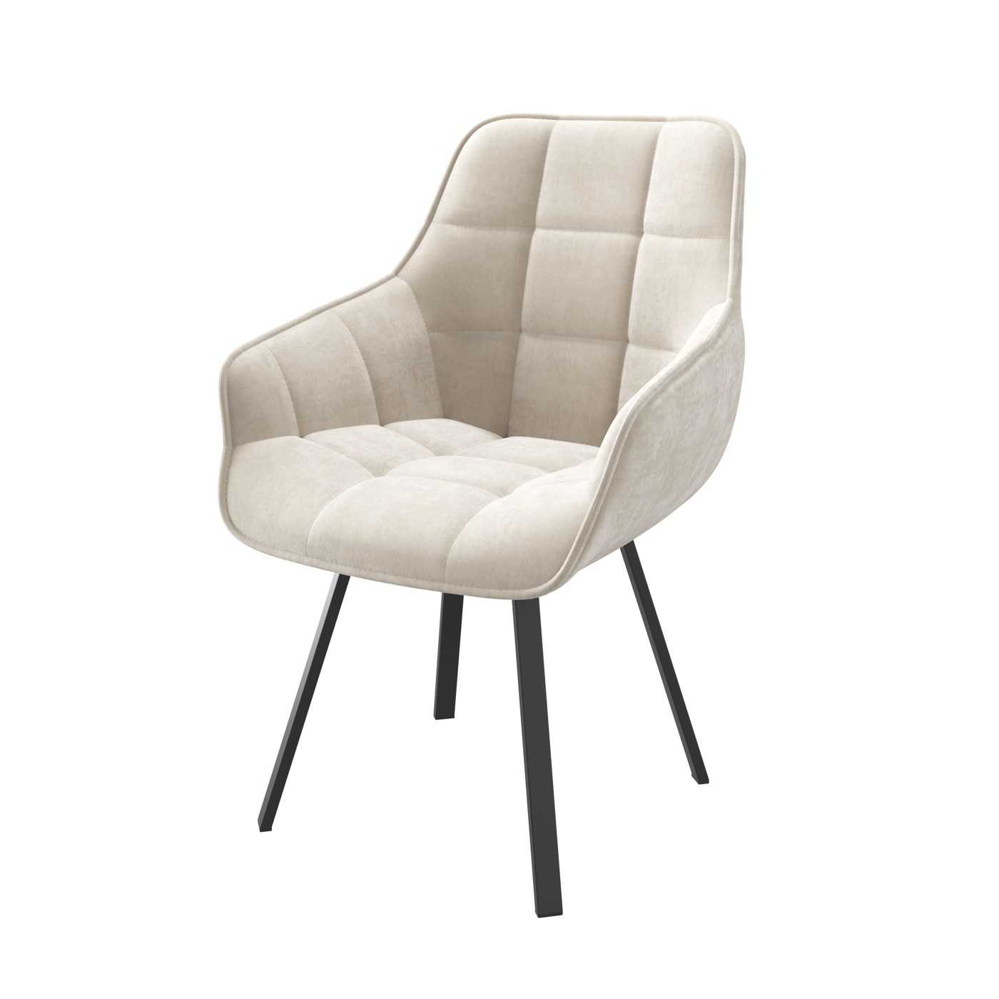 Стул ROMEO CREAM BRANDY 3 BK