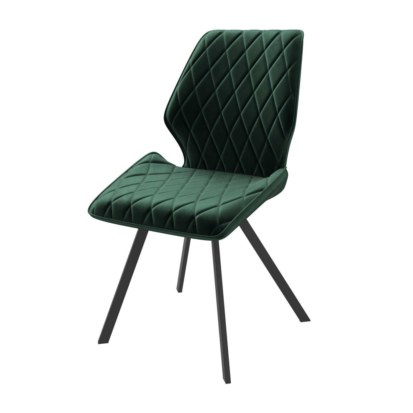Стул RAFAEL-R DARK GREEN DIVA13 BK
