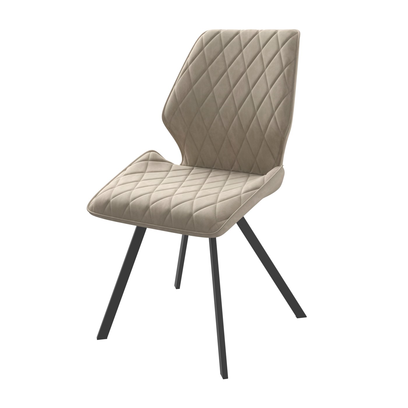 Стул RAFAEL-R LATTE KIPRUS 2 BK