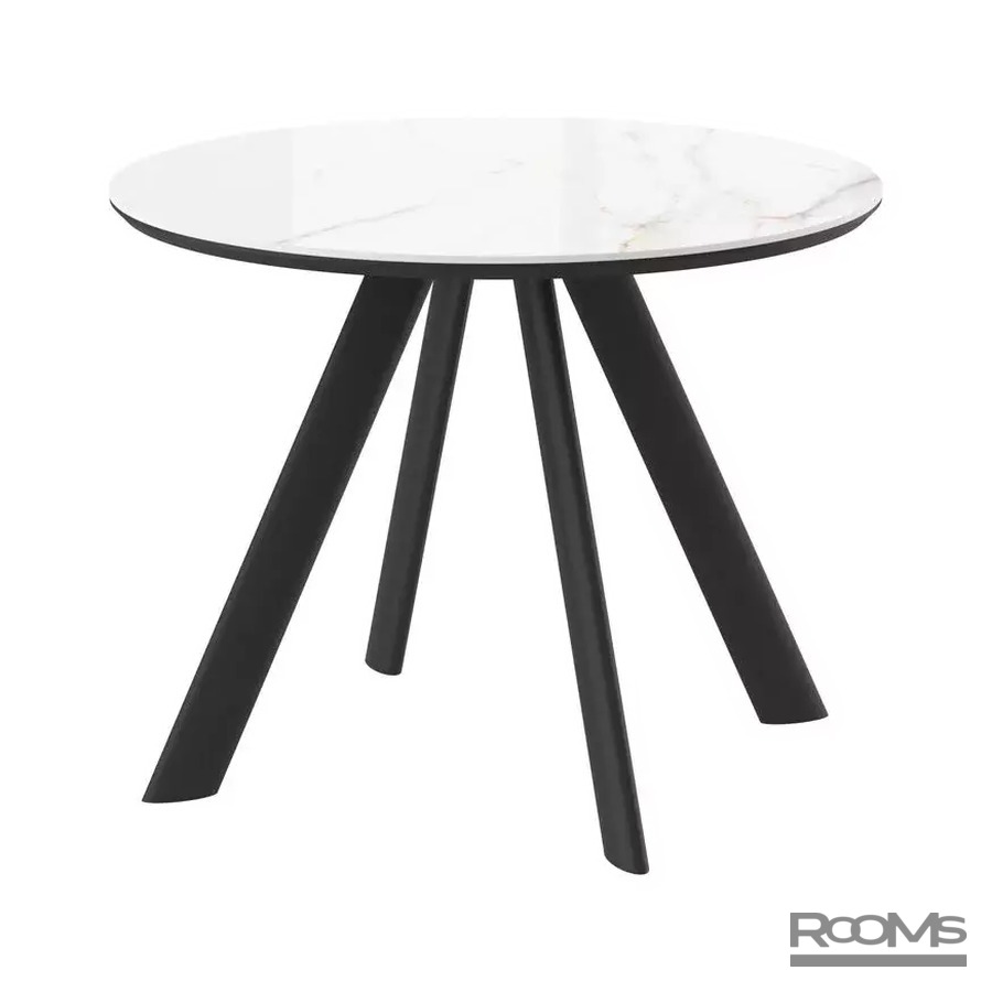 Үстел RONDY 100 BELDIA BIANCO GLOSS PREMIUM CER/BK