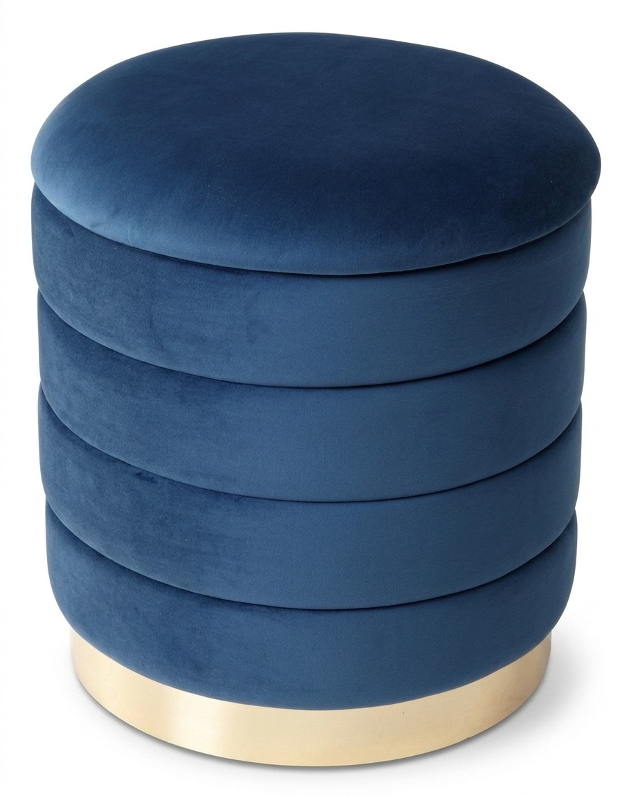 Пуфик FRED Dark Blue VL GOLD