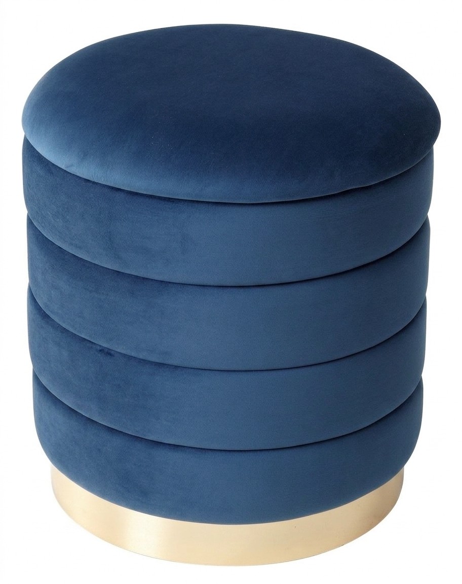 Пуфик FRED NAVY VL68 GOLD