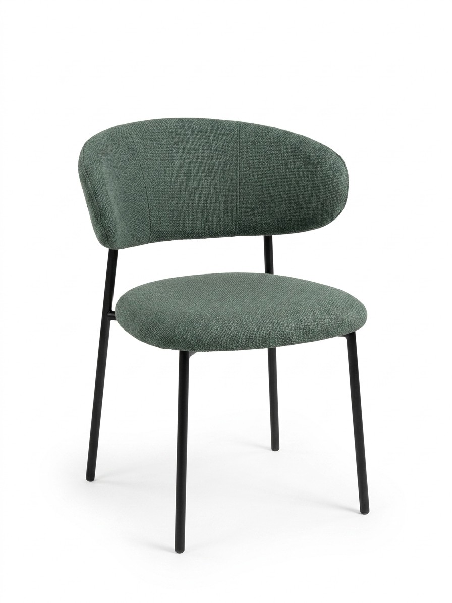 Стул ADELE GREEN WELLTON 696 BK VD