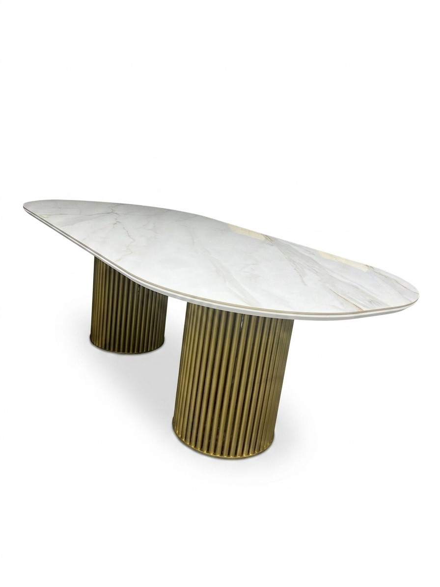 Стол ASKAR SOFT 220 CALAKATTA GOLD PREMIUM CER/G