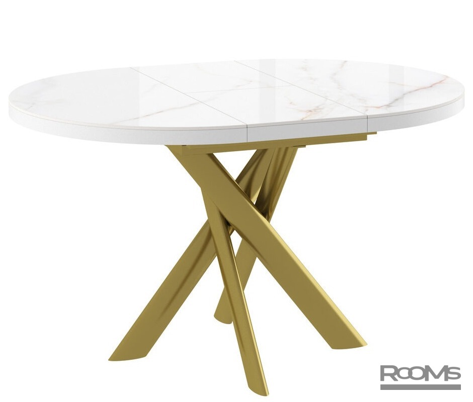 Table RONALDO 100 BELDIA BIANCO GLOSS PREMIUM CER/G