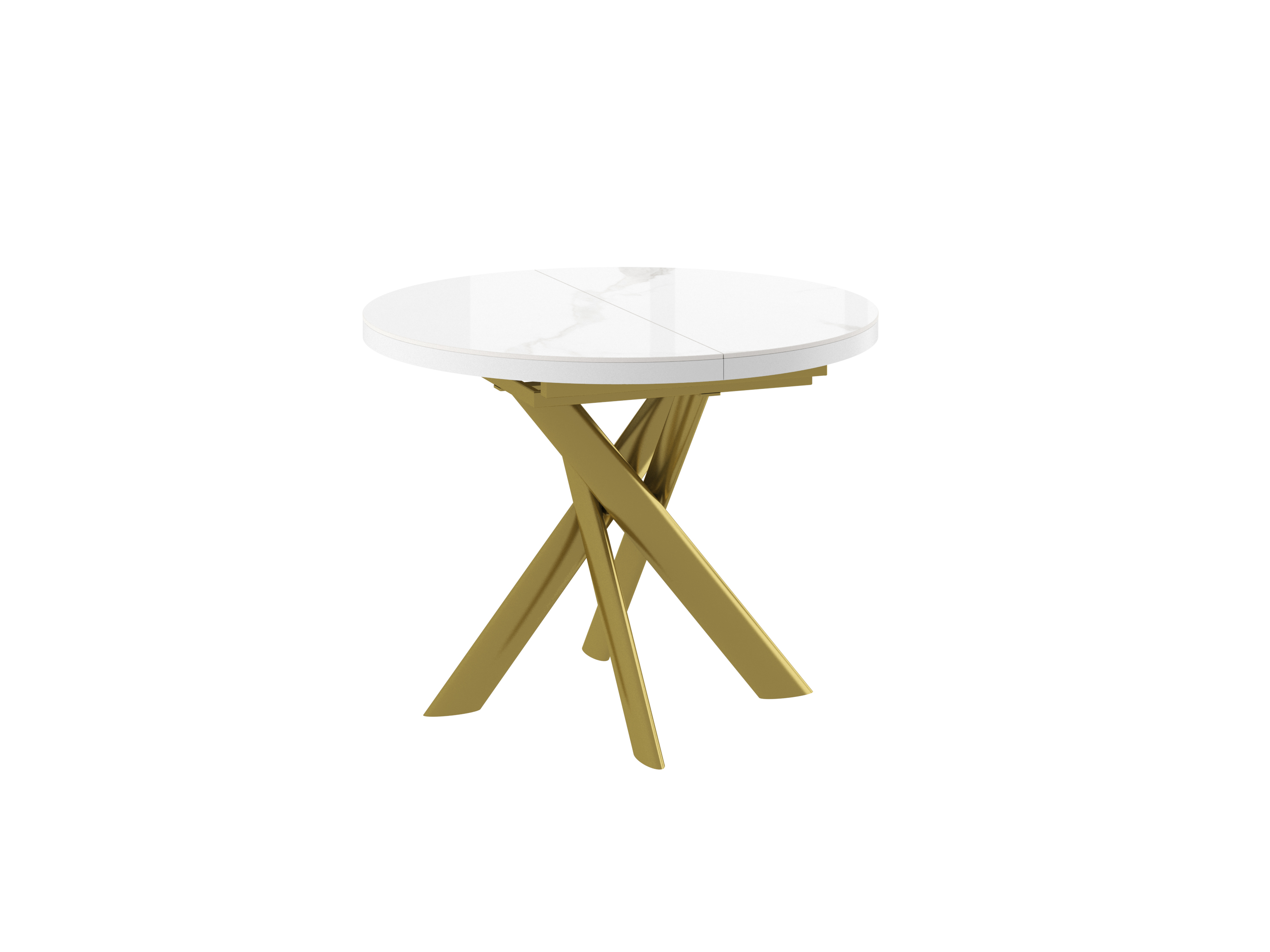 Стол RONALDO 100 PATAGONOA BIANCO GLOSS PREMIUM CER/G