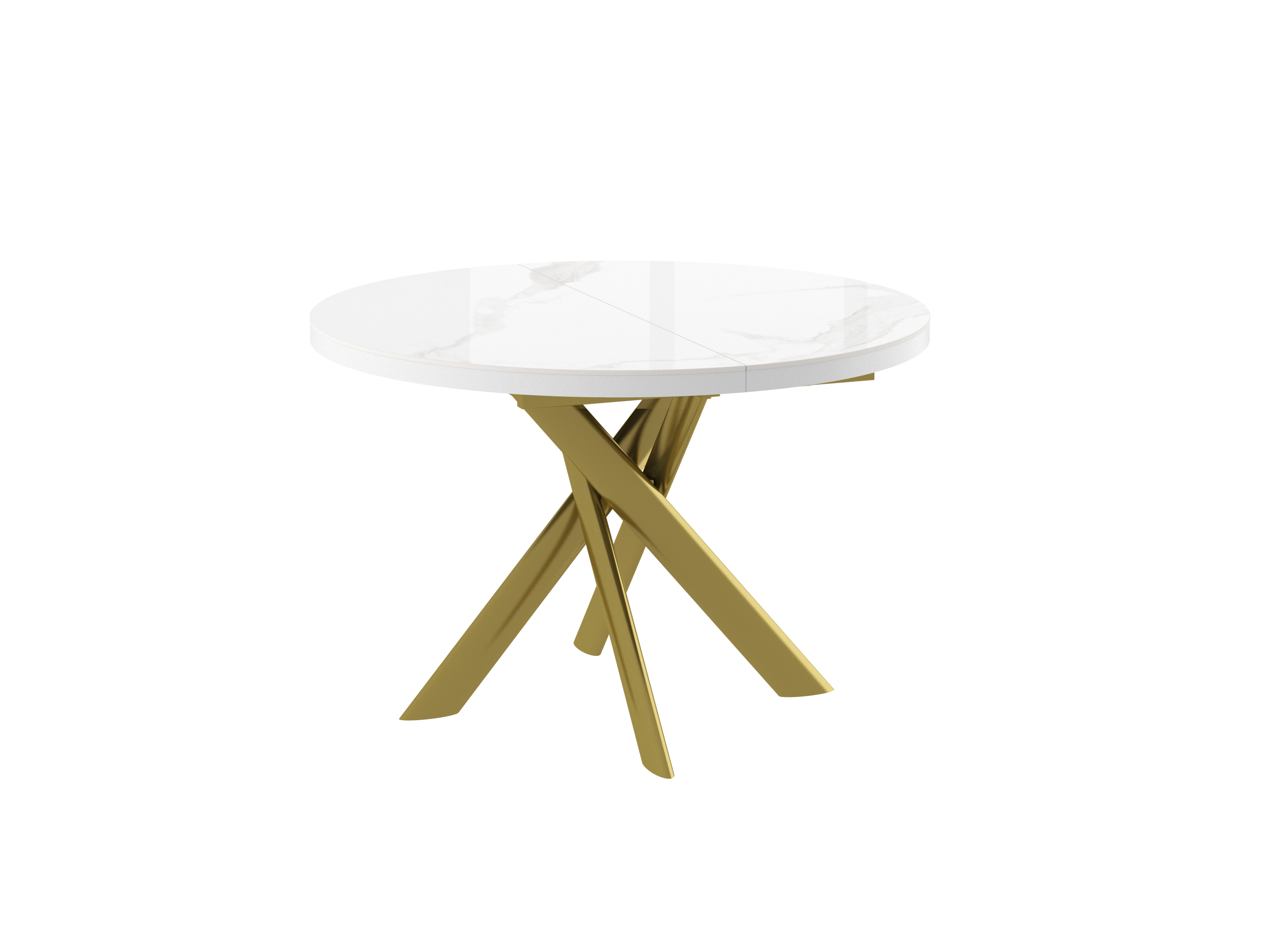 Стол RONALDO 120 PATAGONOA BIANCO GLOSS PREMIUM CER/G