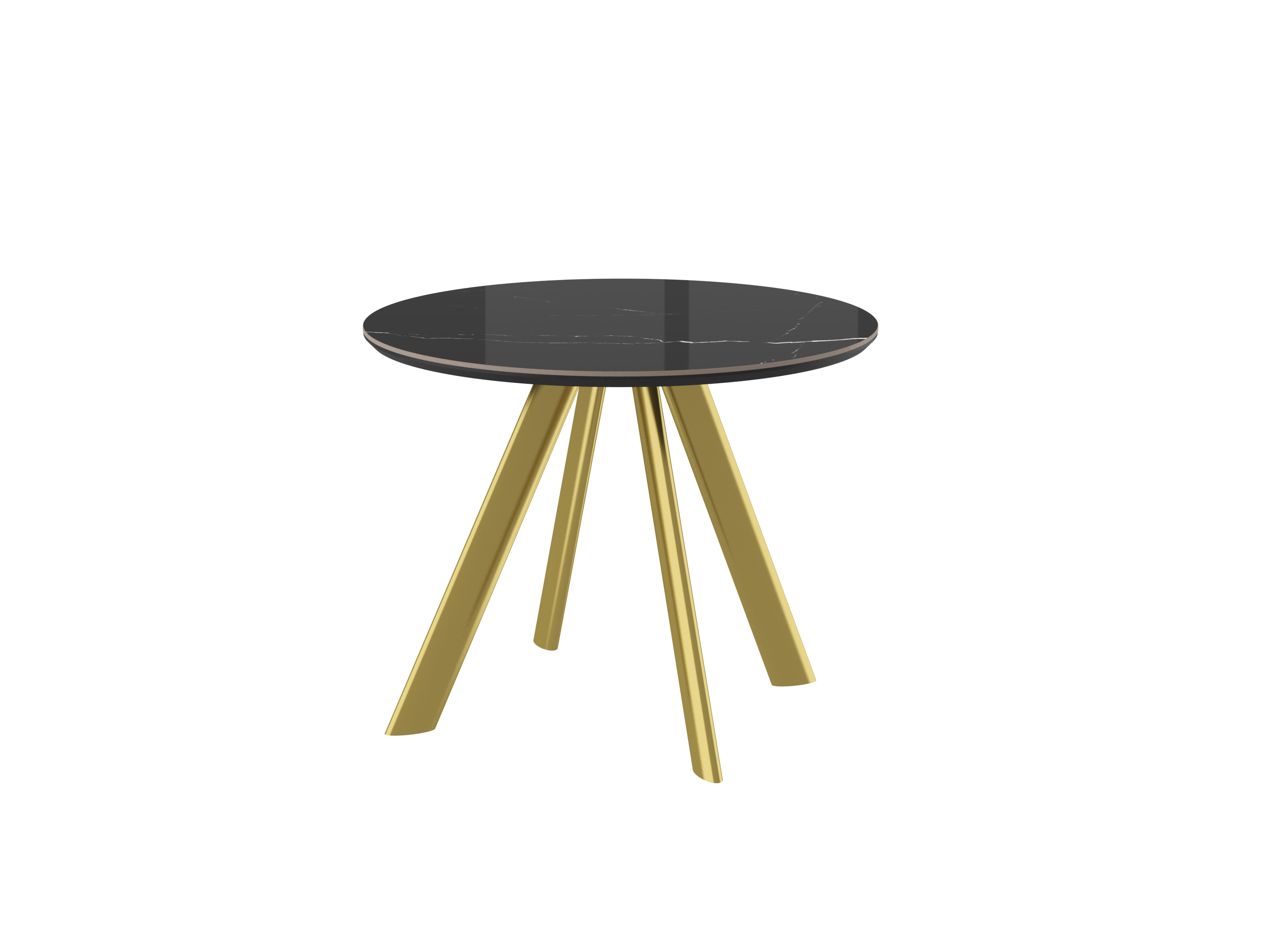 Стол RONDY 100 OSTRA GLOSS PREMIUM CER/BK