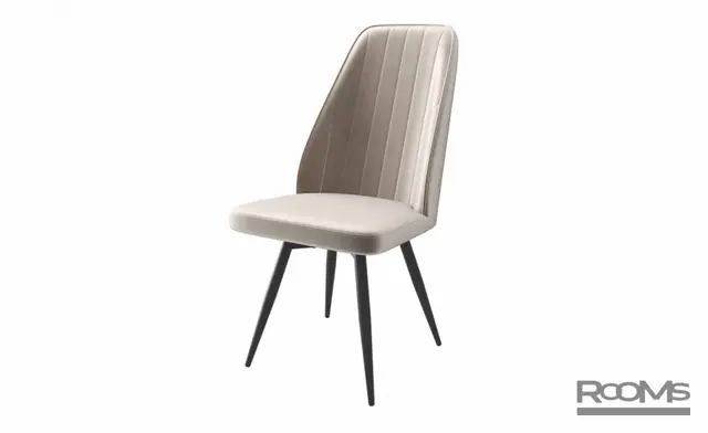 Стул LEONARD-R PEARL GREY DIVA 07 BK Квадратные(R)